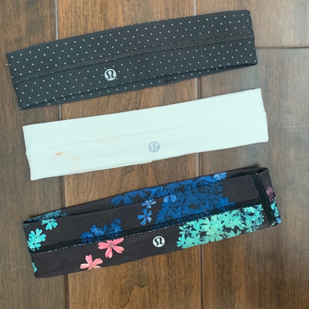 3 lululemon headbands